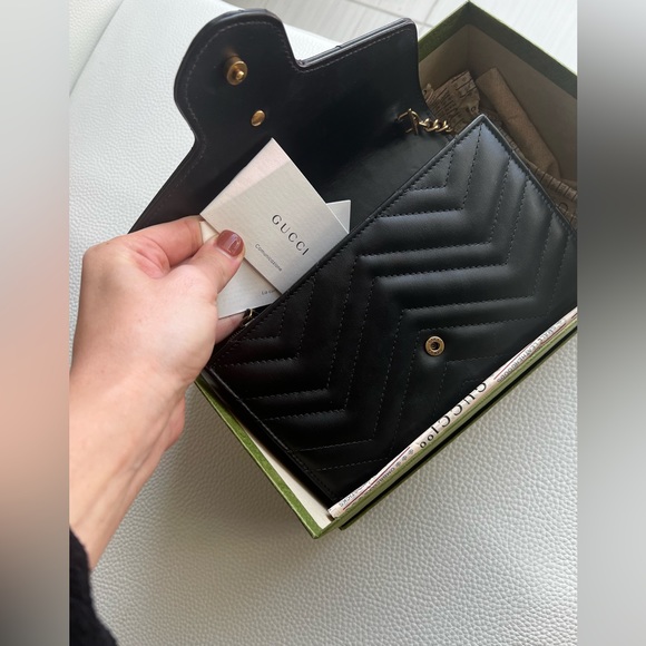 2021 GG Marmont matelassé mini shoulder bag - Picture 5 of 10